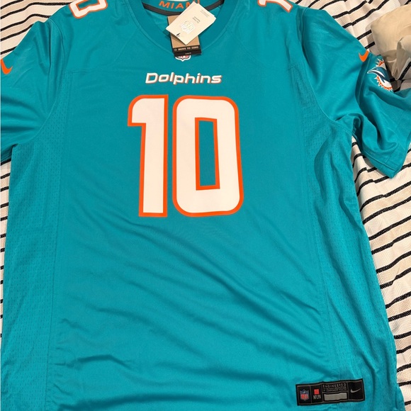 Nike Teal and Orange Men's Jersey - Picture 1 of 2